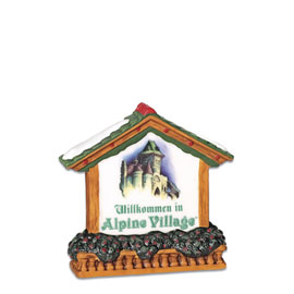 Welcome to Alpine Village Sign 2008 Ret09 799905